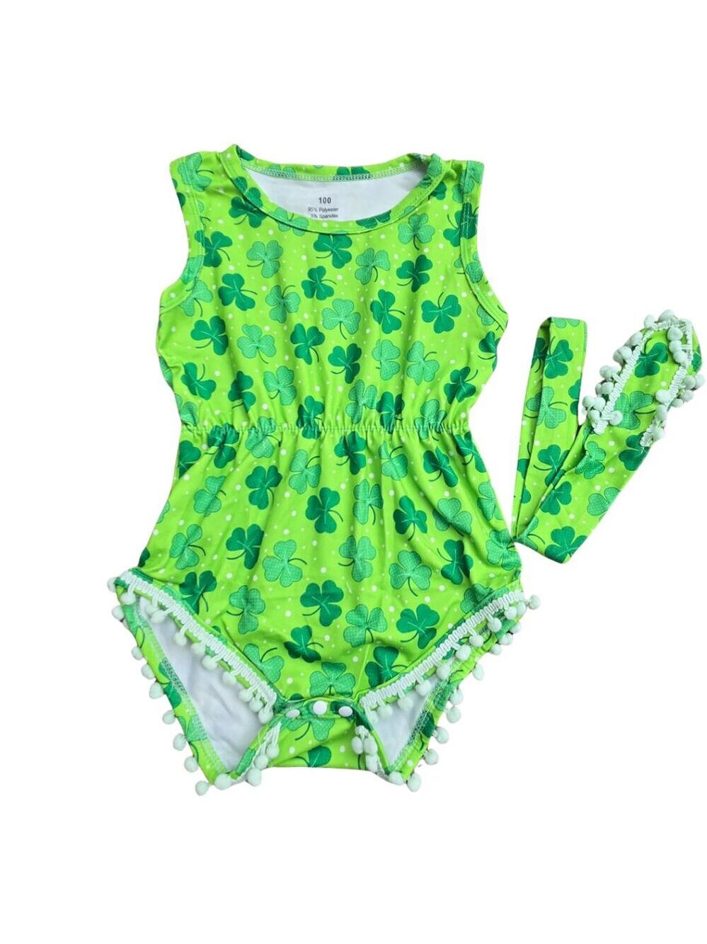 New St Patrick's Girls Baby 2 Piece Onesie Outfit - 18-24 Months